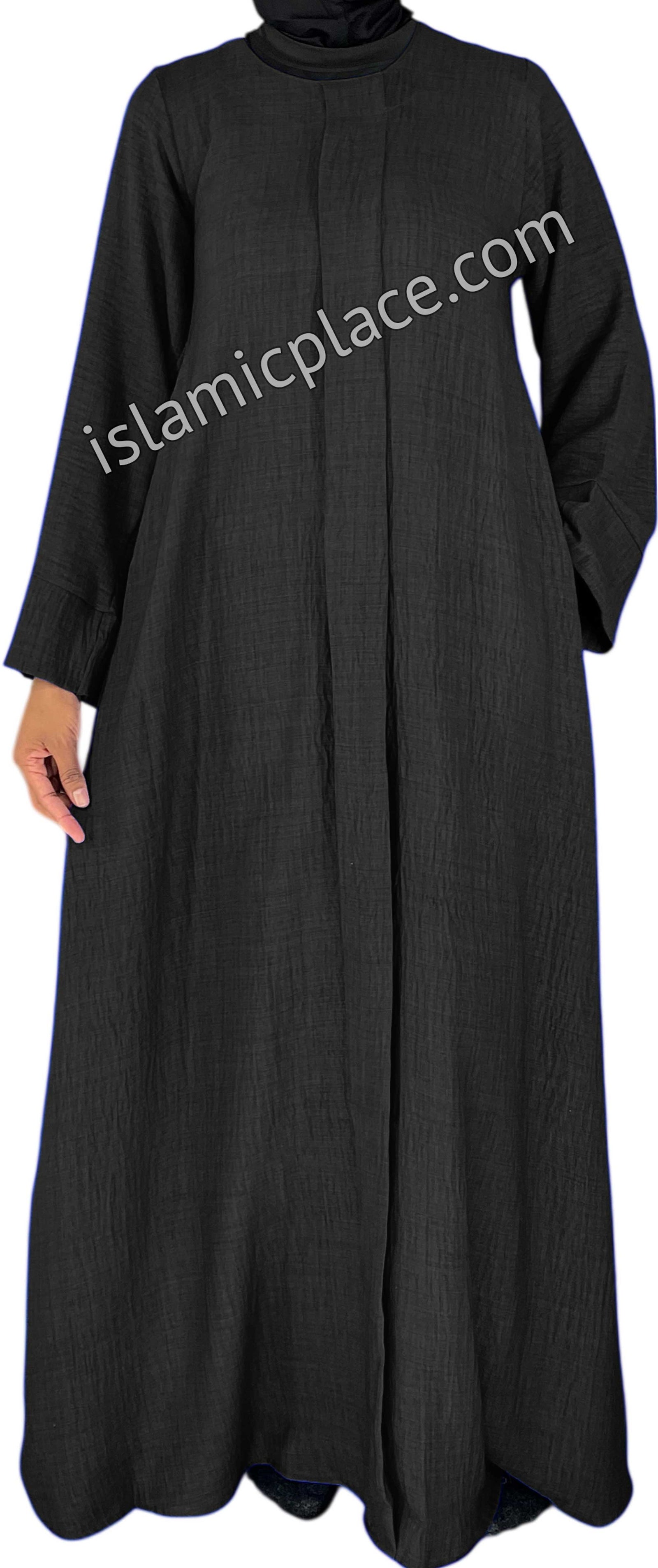 Black - Layla Style Flowy Abaya