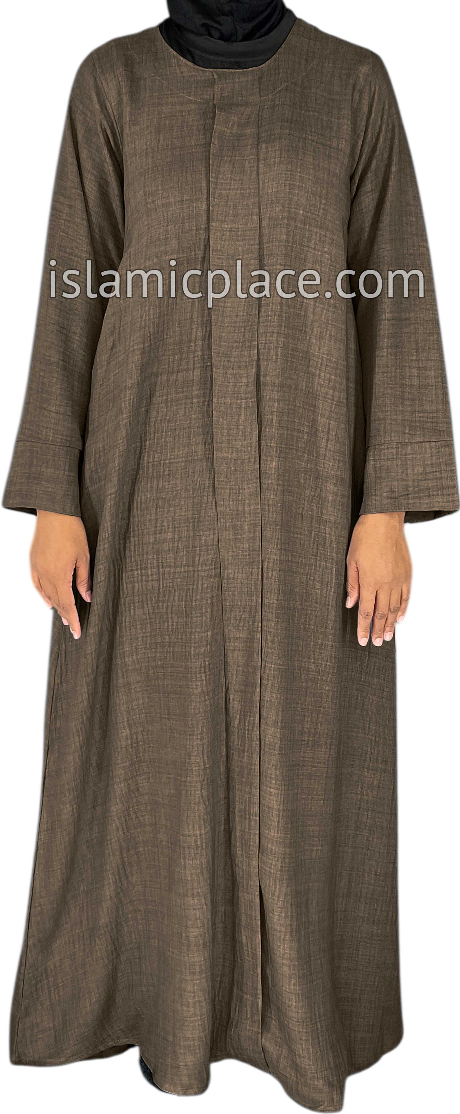 Brown - Layla Style Flowy Abaya