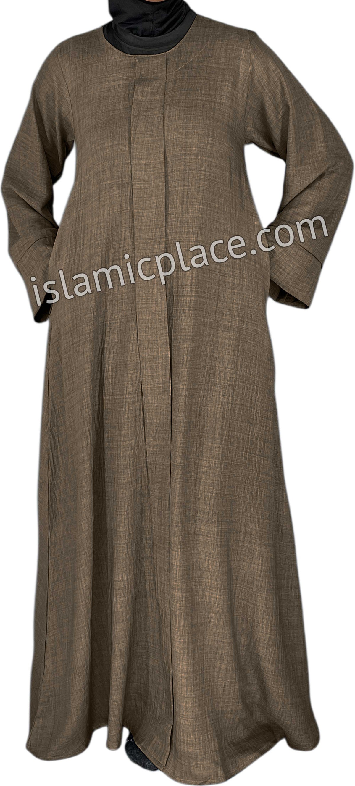 Brown - Layla Style Flowy Abaya