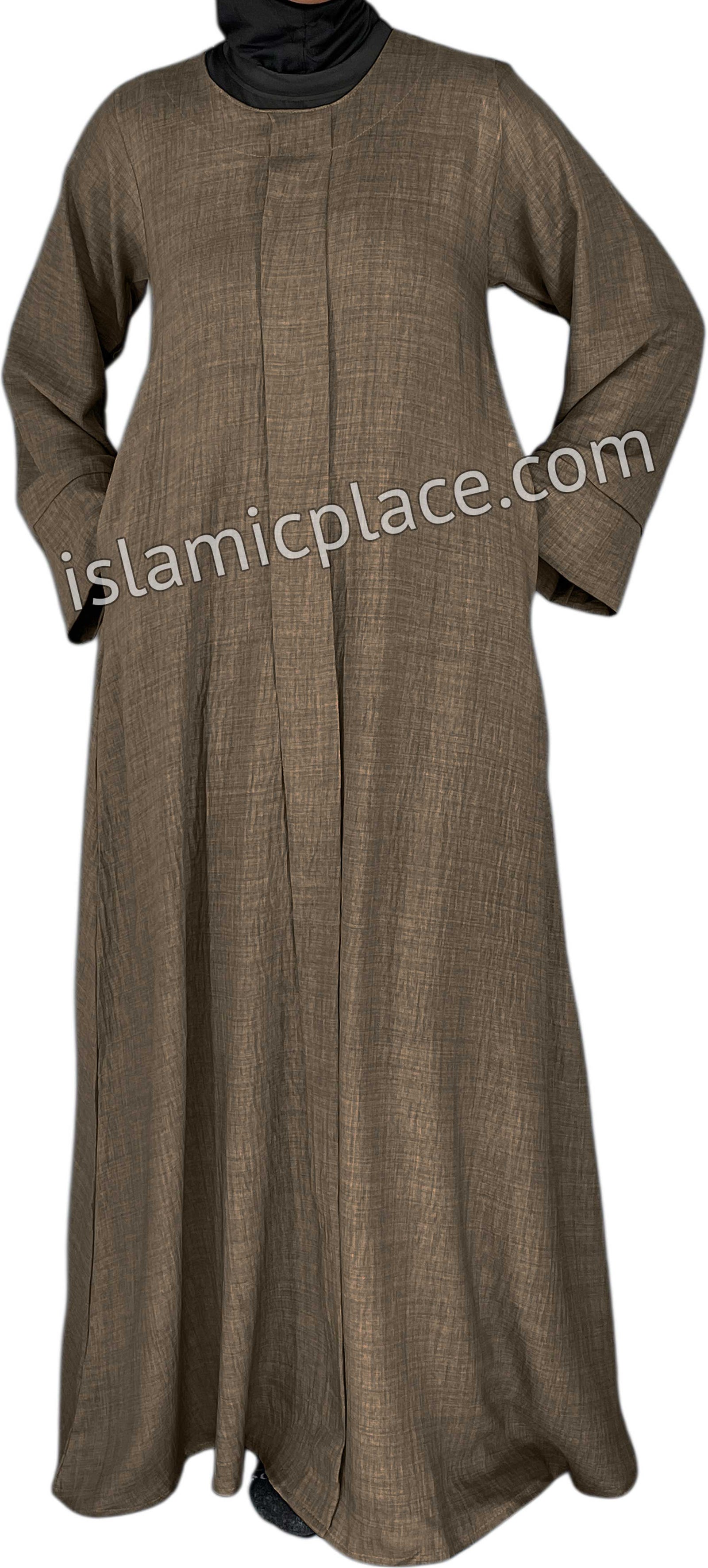 Brown - Layla Style Flowy Abaya