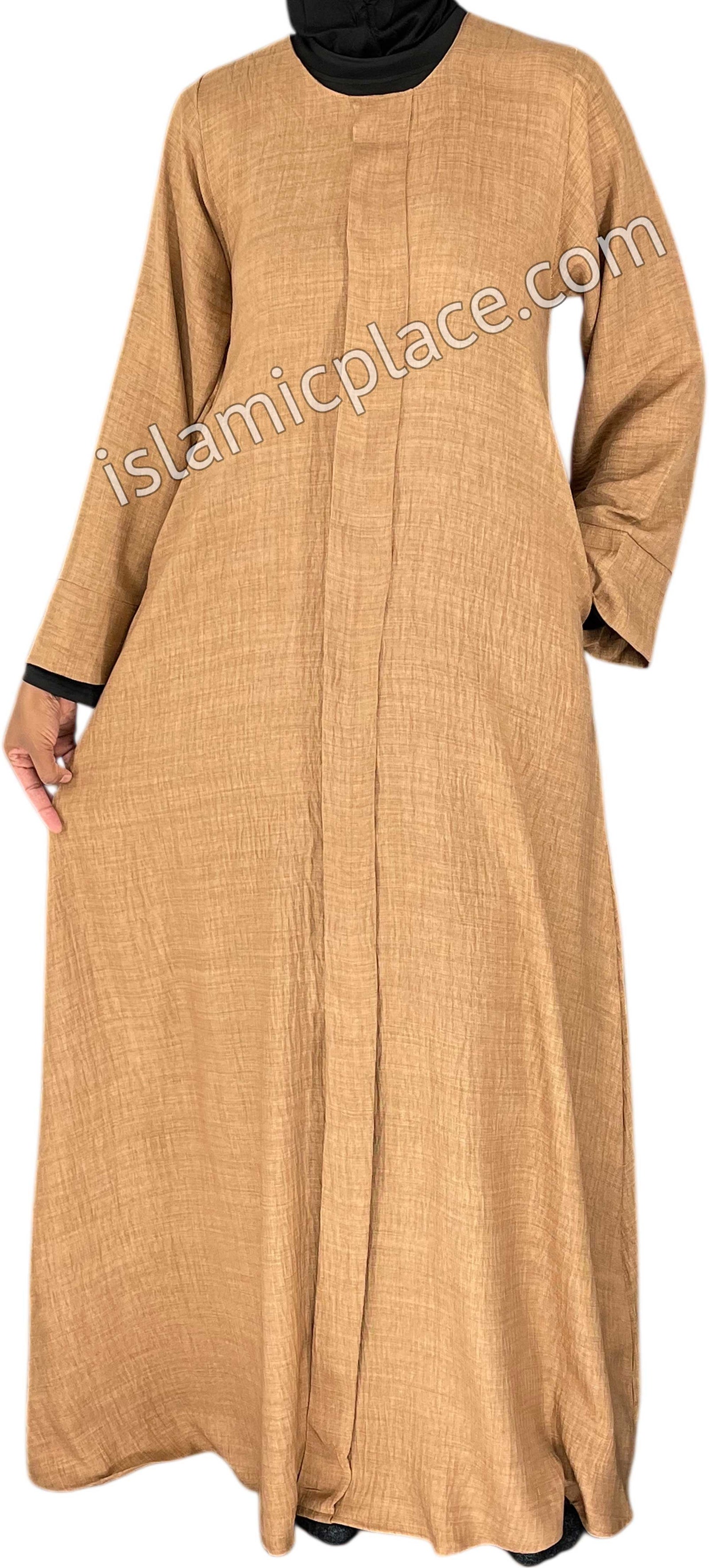 Caramel - Layla Style Flowy Abaya