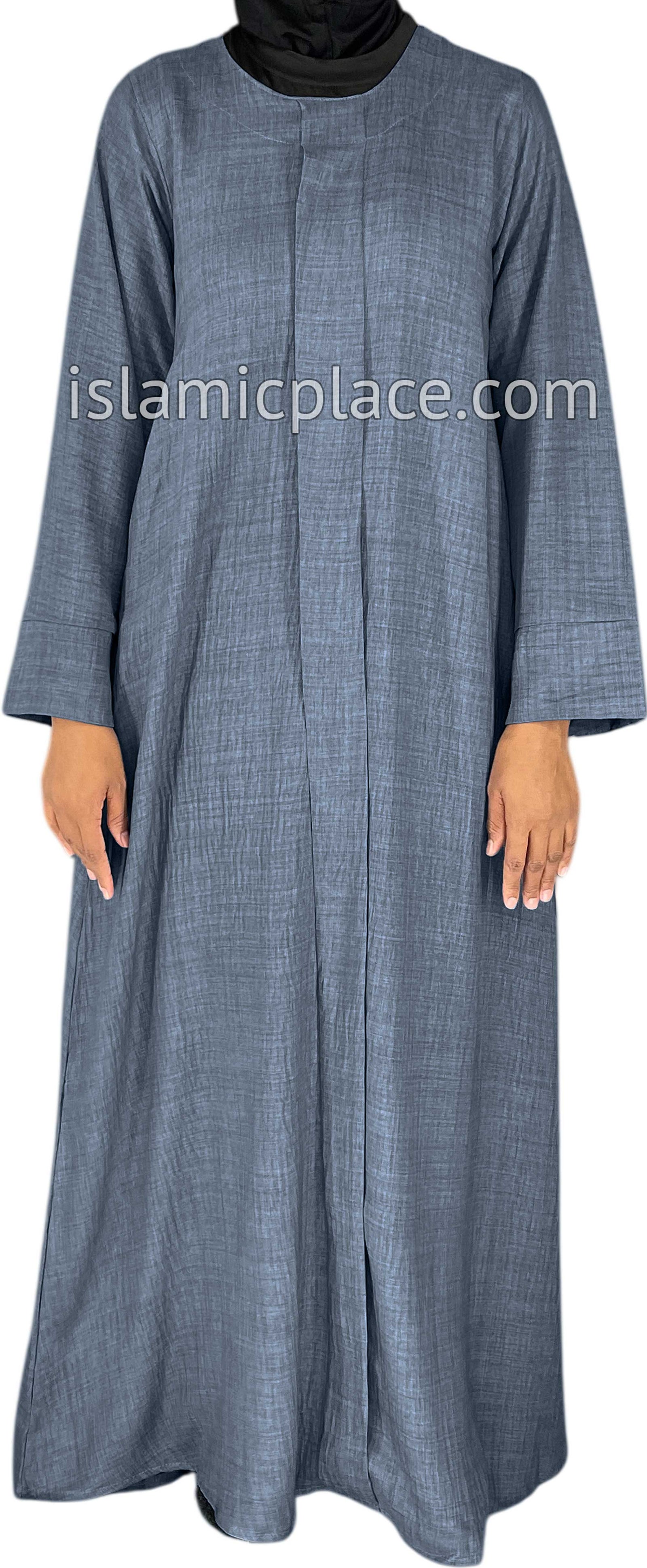 Graphite Gray - Layla Style Flowy Abaya