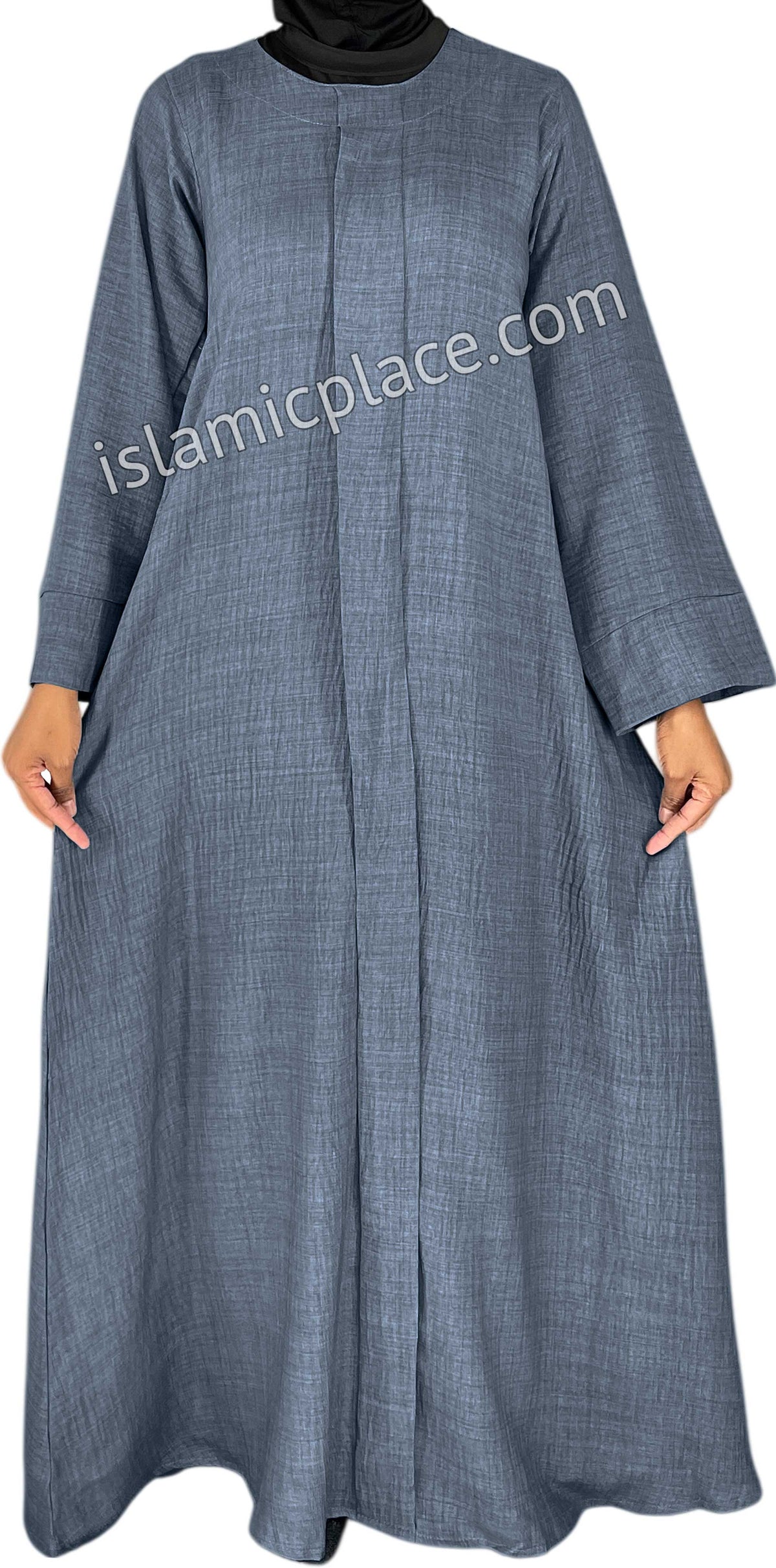 Graphite Gray - Layla Style Flowy Abaya