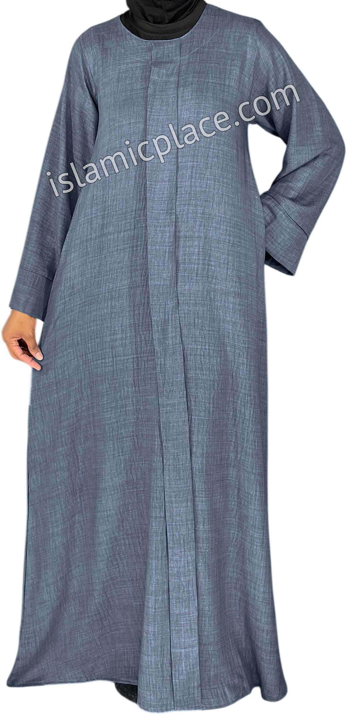Graphite Gray - Layla Style Flowy Abaya