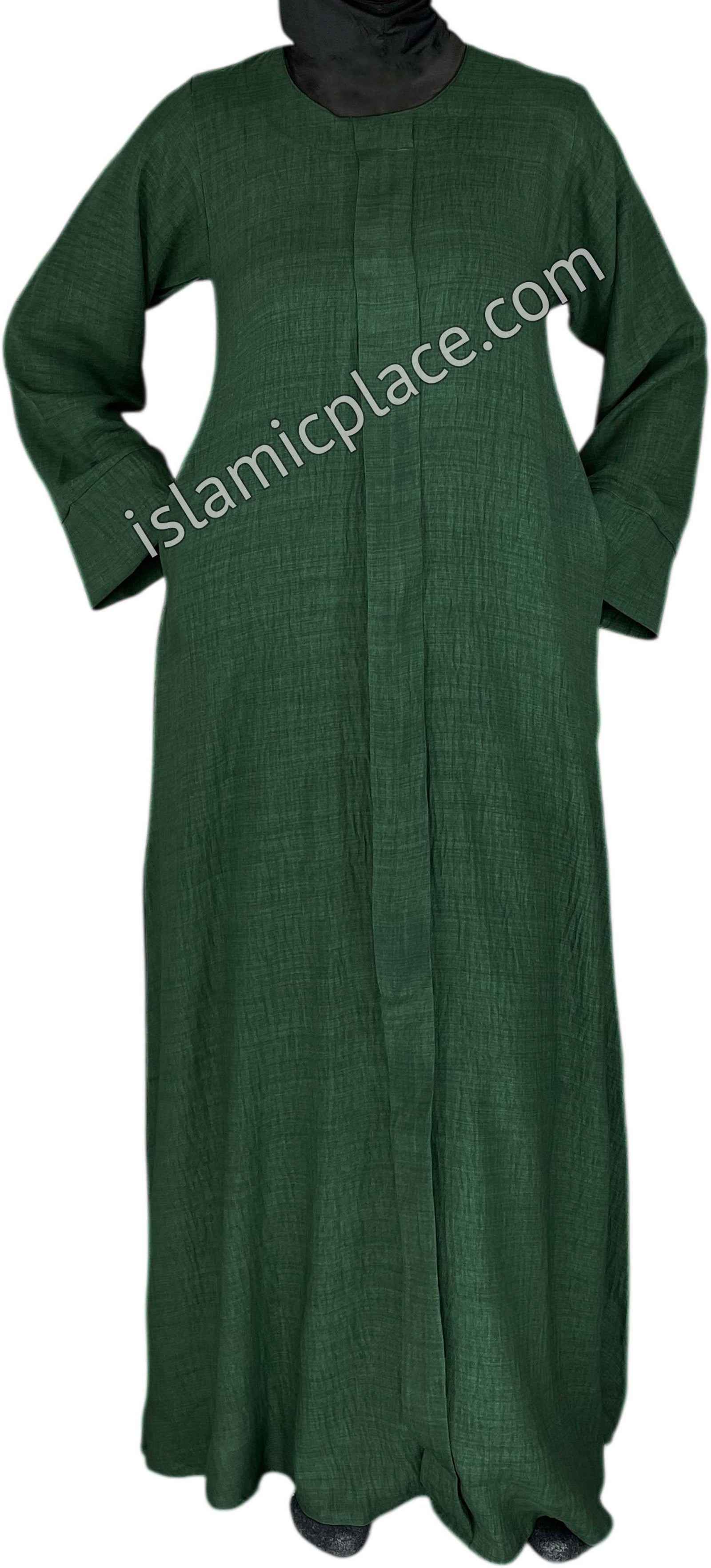 Hunter Green - Layla Style Flowy Abaya