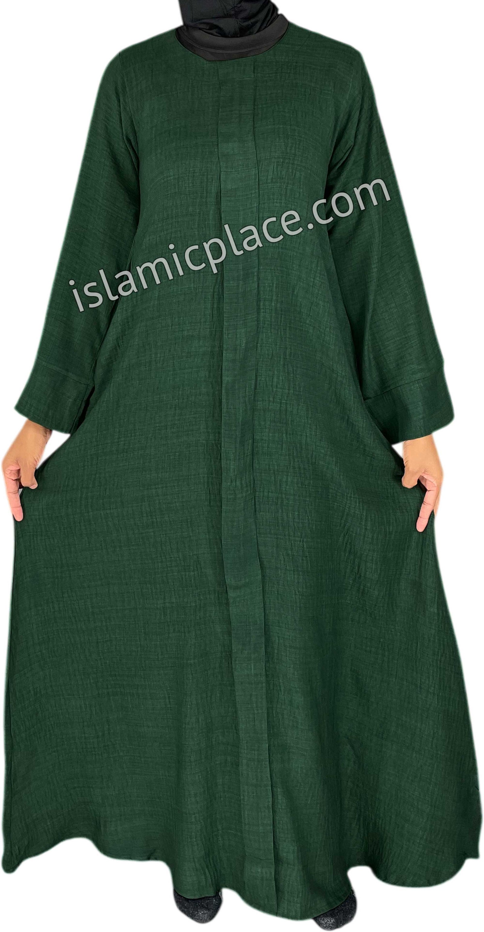 Hunter Green - Layla Style Flowy Abaya