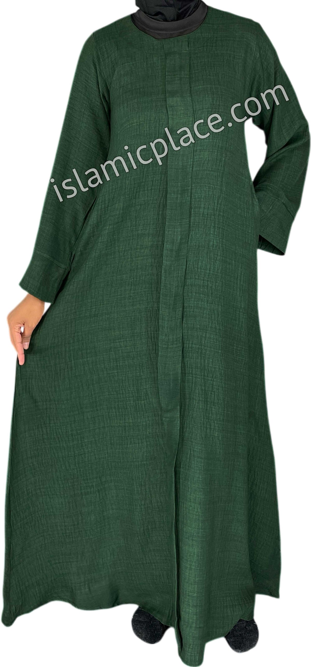 Hunter Green - Layla Style Flowy Abaya