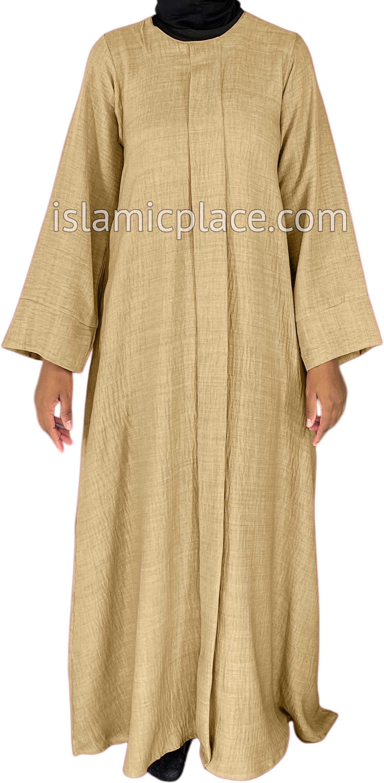 Khaki - Layla Style Flowy Abaya