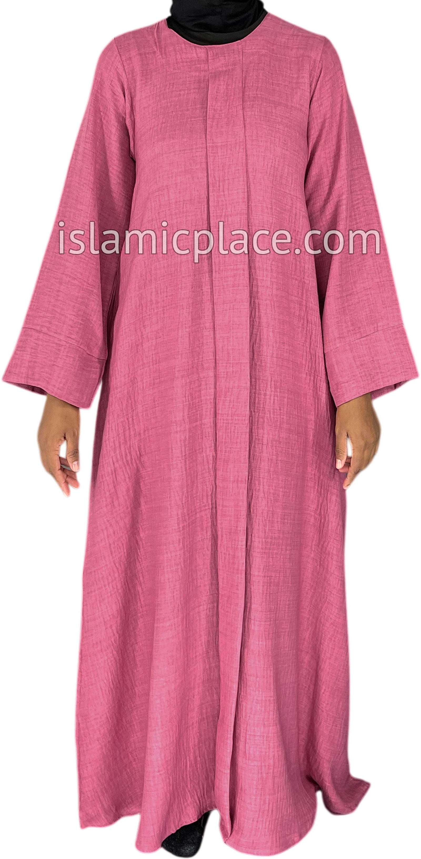 Pink - Layla Style Flowy Abaya