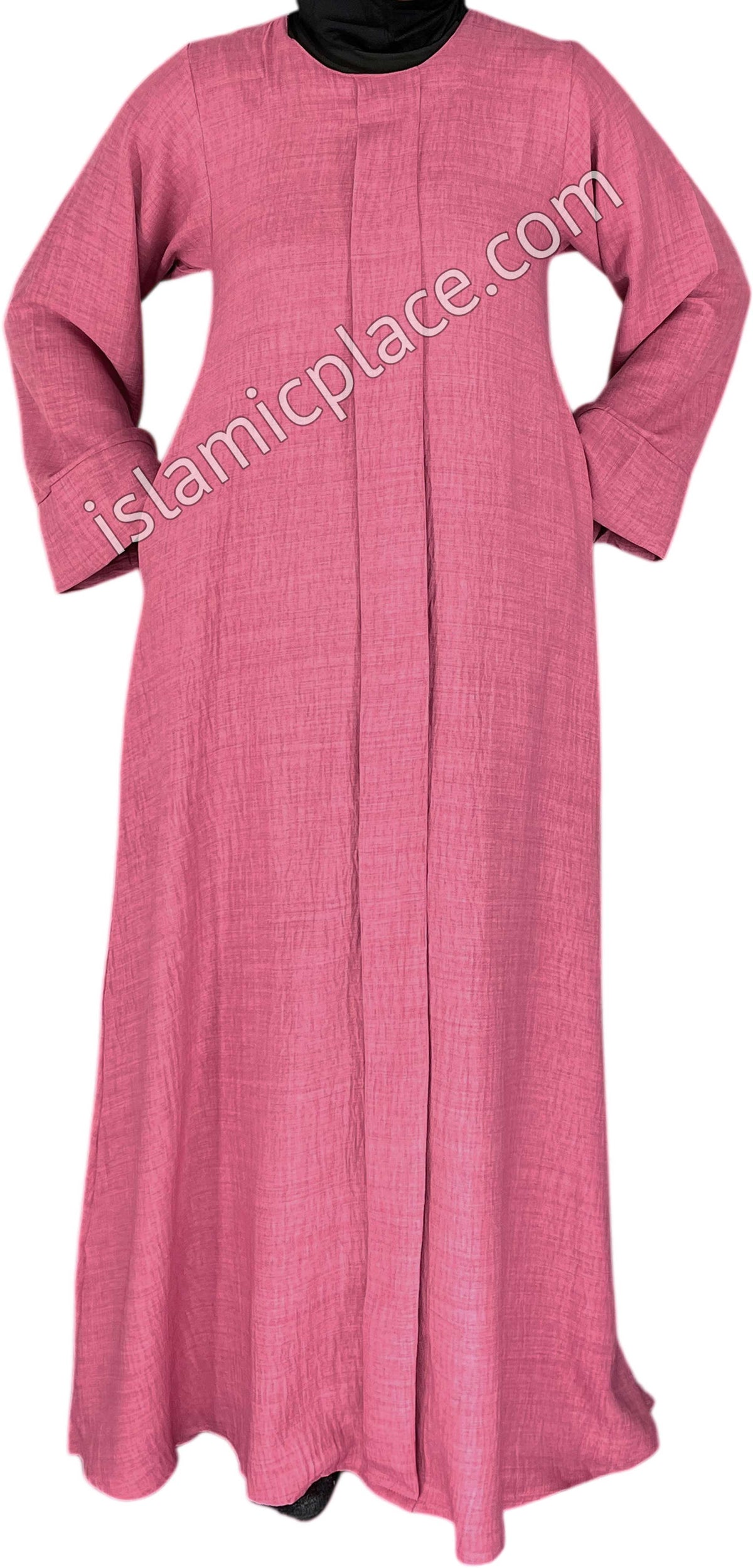 Pink - Layla Style Flowy Abaya