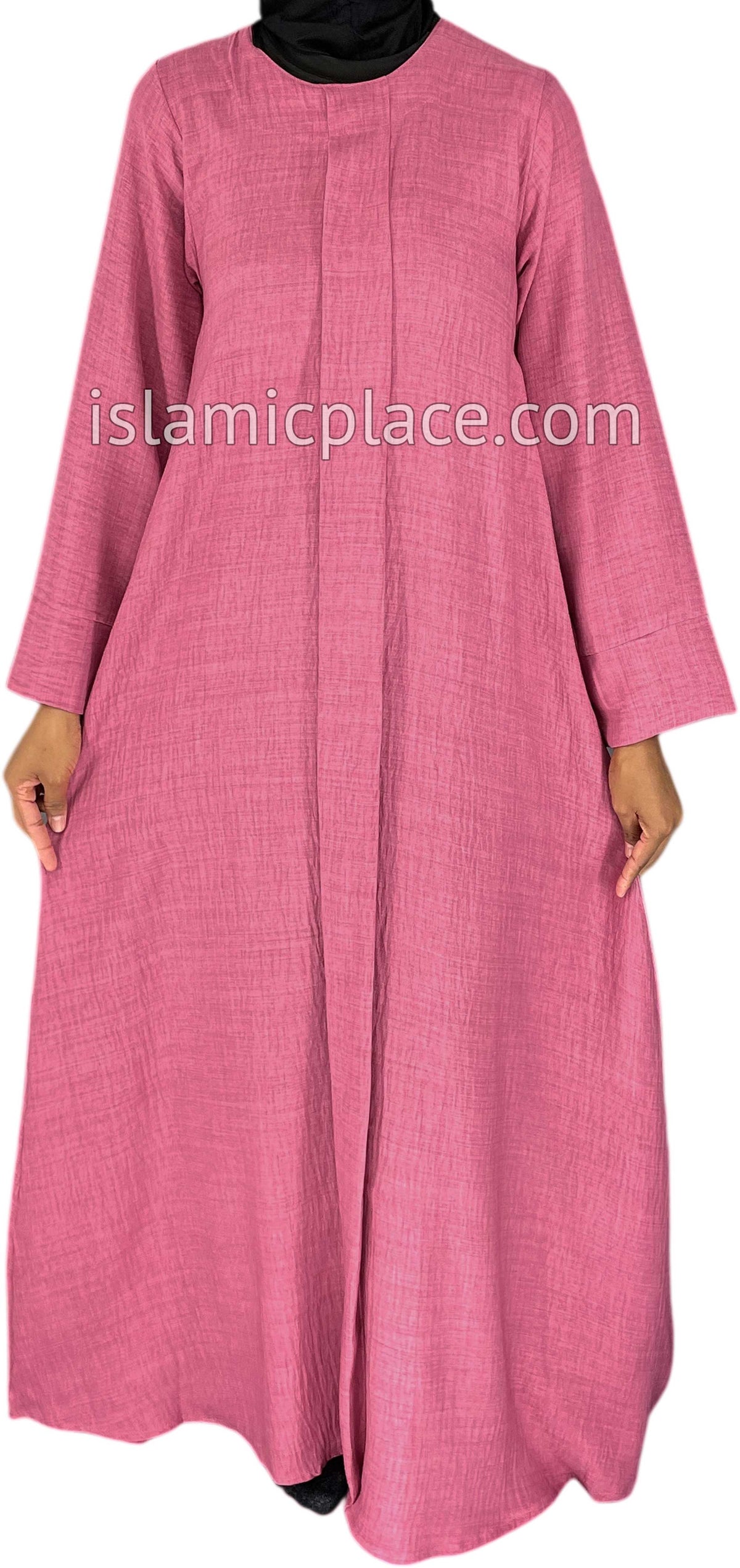 Pink - Layla Style Flowy Abaya