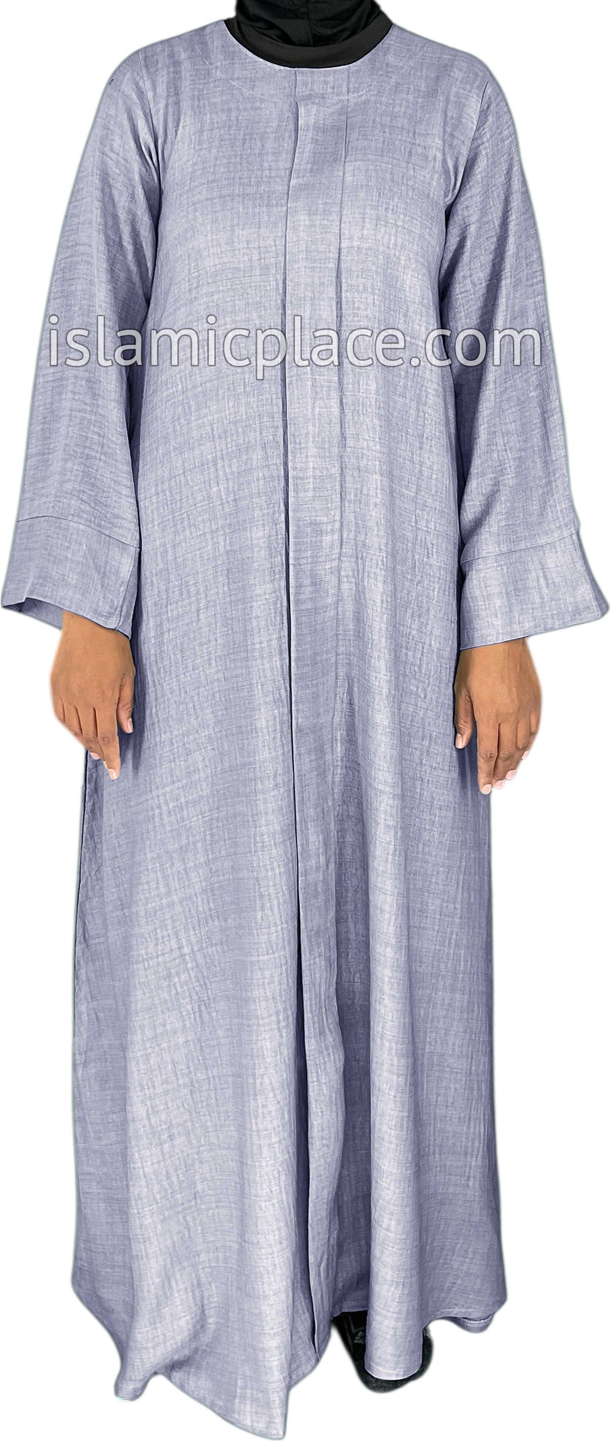 Silver Gray - Layla Style Flowy Abaya