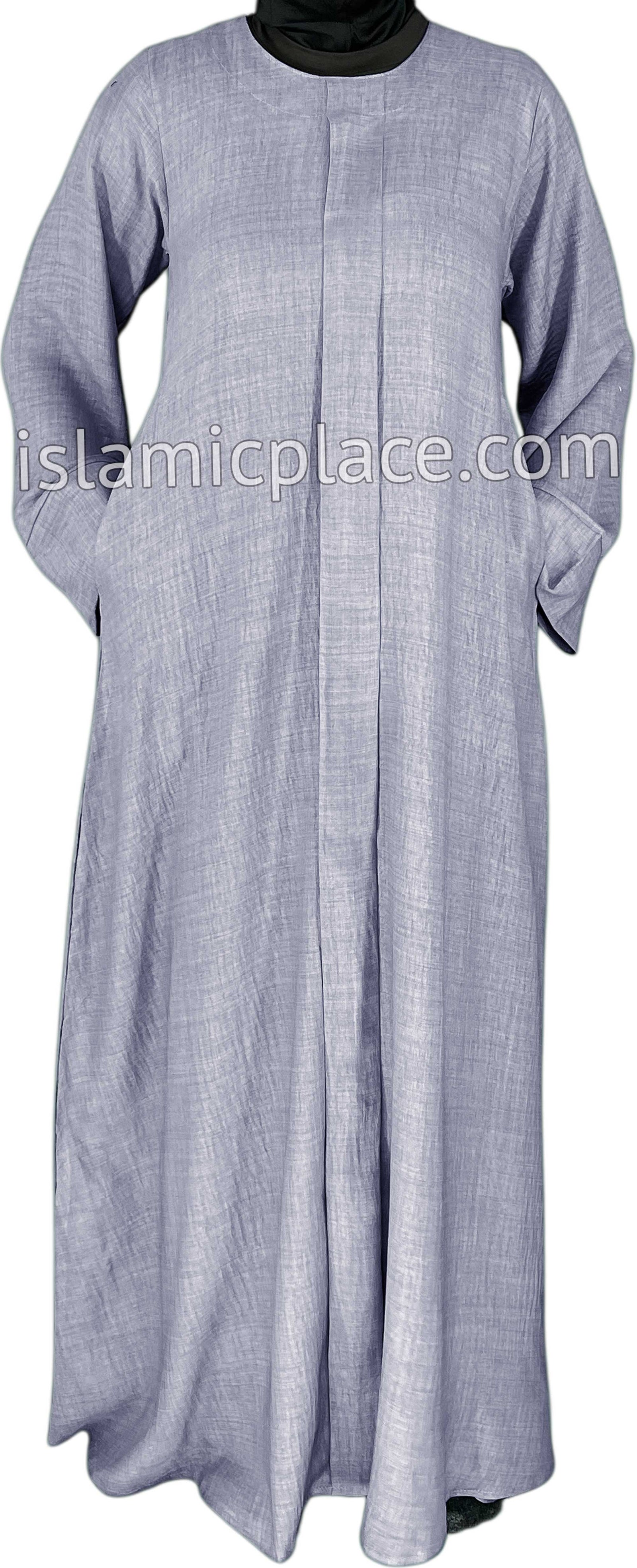 Silver Gray - Layla Style Flowy Abaya