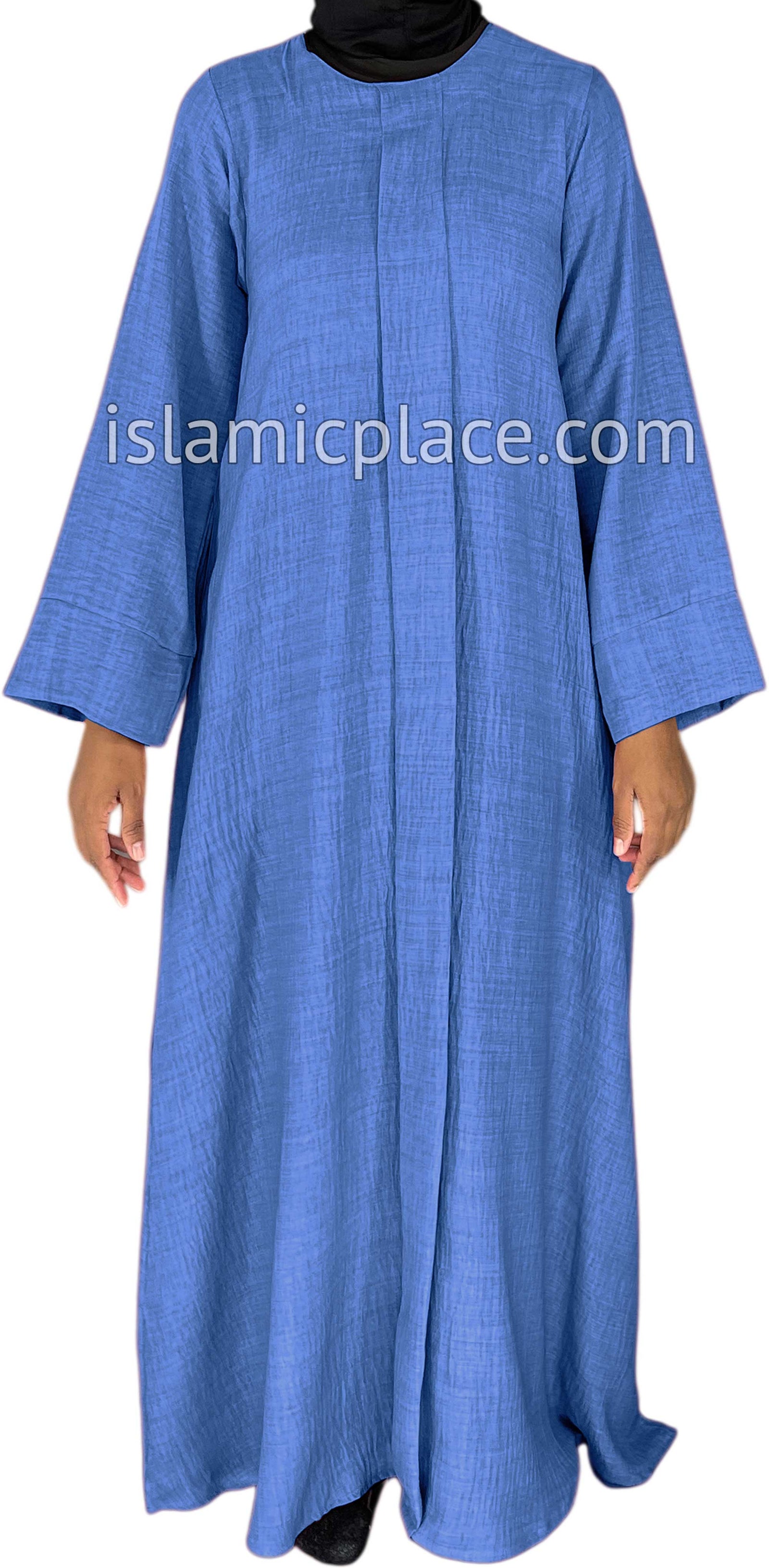 Steel Blue - Layla Style Flowy Abaya