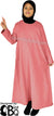 Blushing Pink - Girl's Basics Plain Abaya by BintQ
