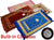 Thick Velvet Prayer Rug with Compass - Assorted Selection