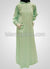 Mint Green Athletic Style Hooded Abaya - BQ85