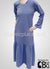 Blue Jay Mini Pleats Abaya - BQS3