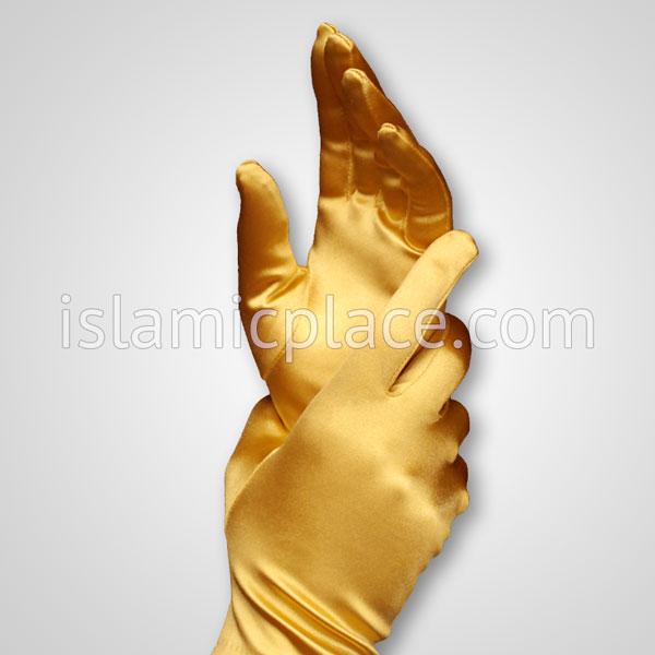 Metallic Gold Gloves