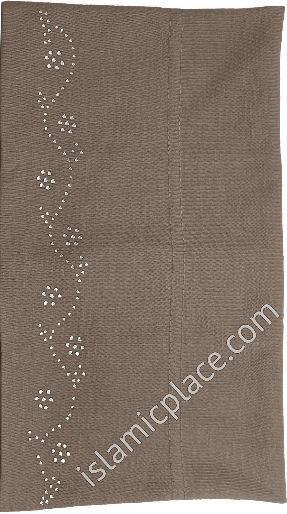 Taupe - Underscarf with Rhinestone