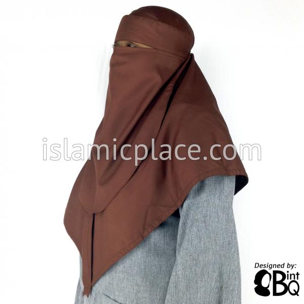 Rust Khimar and Niqab Set