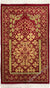 Burgundy and Gold Intricate Leaf Design Prayer Rug (Big & Tall size)