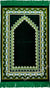 Forrest Green Prayer Rug with Scallop Mihrab