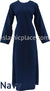 Navy - Girl's Basics Plain Abaya by BintQ