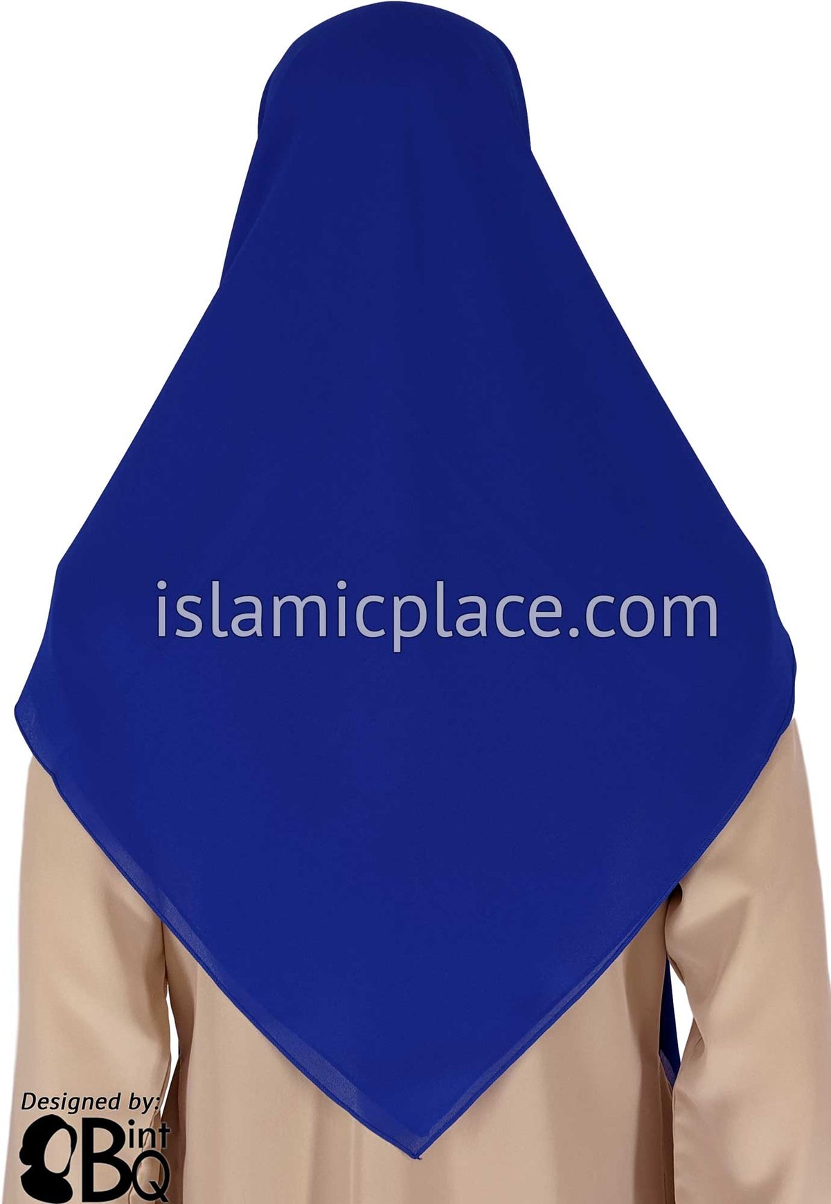 Royal Blue - Georgette 45&quot; Square Khimar