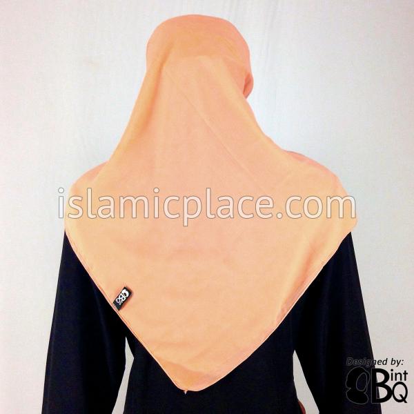 Peach - Georgette 45" Square Khimar