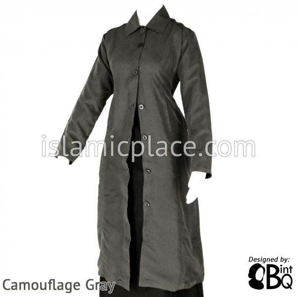Camouflage Gray Professional Coat - BQ123