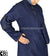 Zaitoon Zipper Pocket Blue Denim Abaya - BQ71