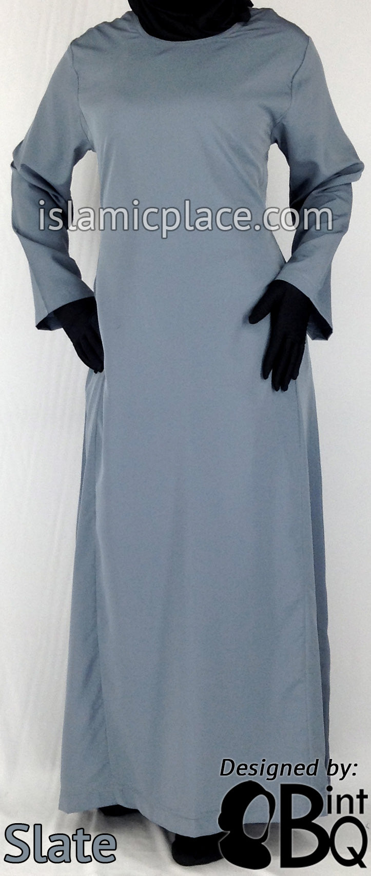 Slate - Basics Plain Abaya by BintQ