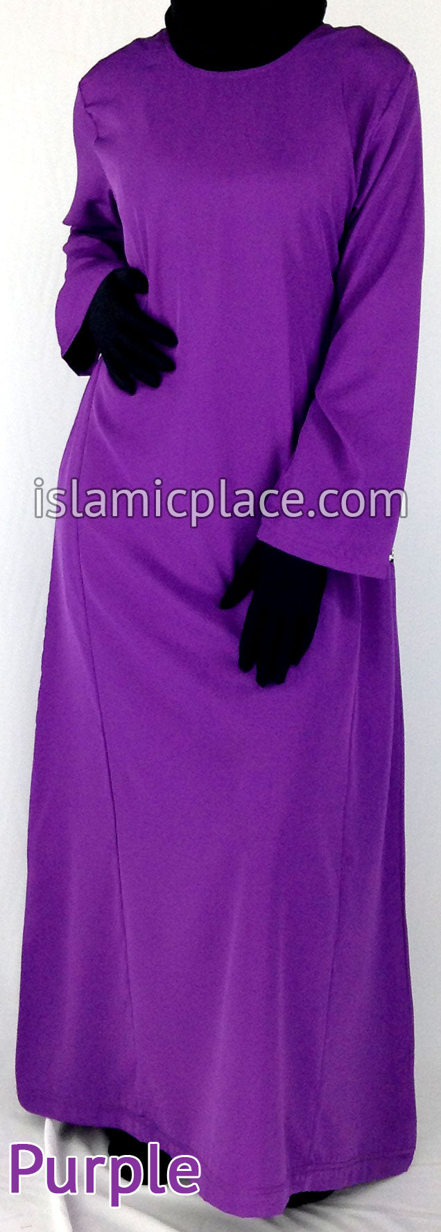 Purple - Basics Plain Abaya by BintQ