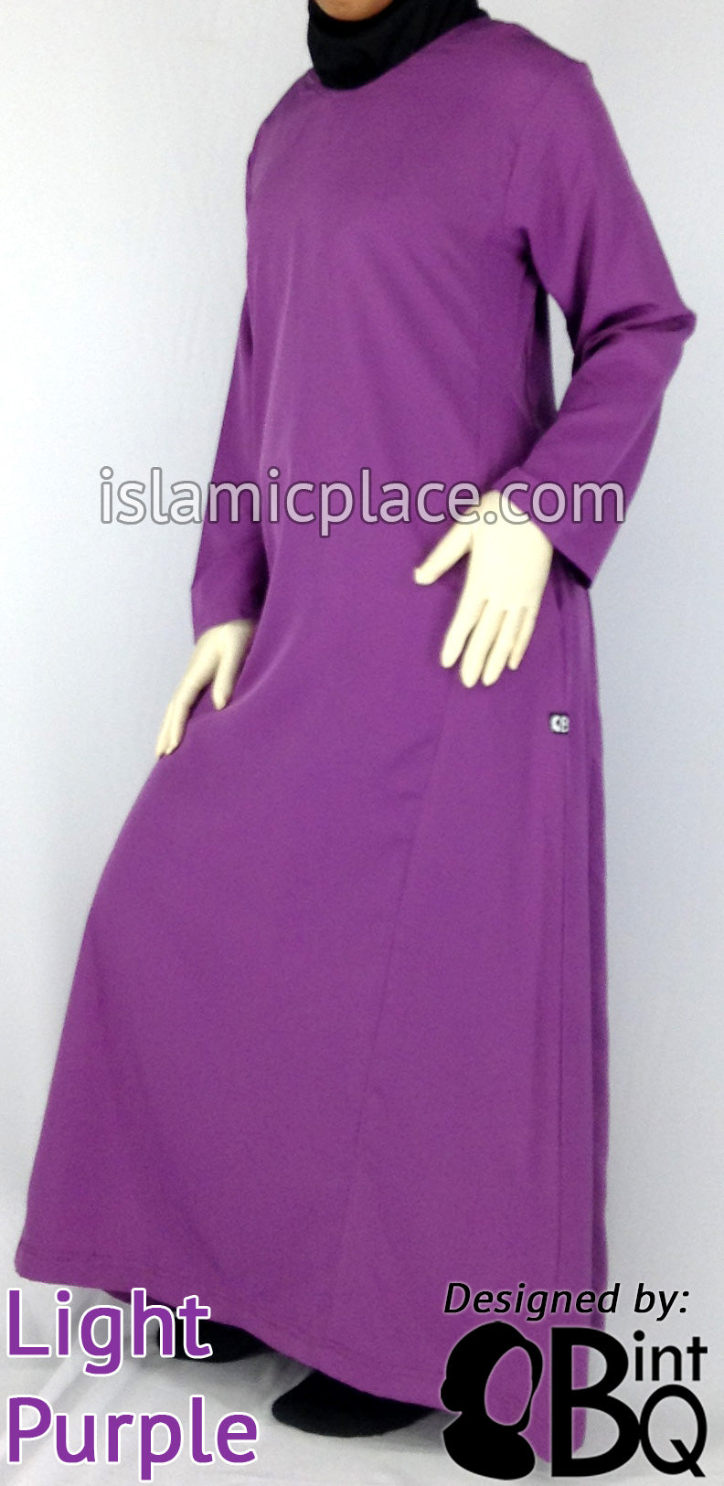 Light Purple - Basics Plain Abaya by BintQ