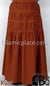 Rust - Ruqayyah Ruched Skirt by BintQ - BQ119