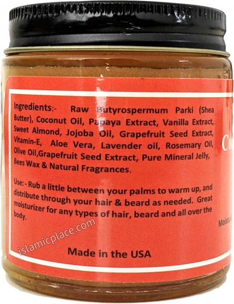 Coconut & Papaya Hair Pomade with Vanilla & Shea Butter