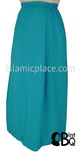Teal - Basics Plain Skirt by BintQ