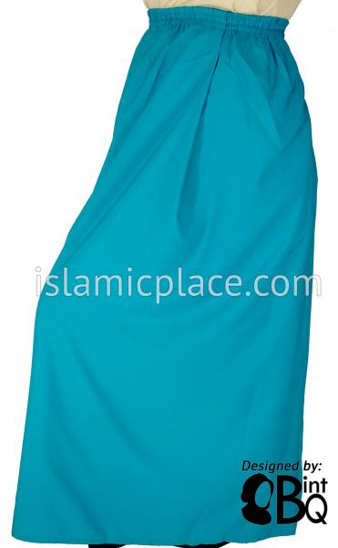 Teal - Basics Plain Skirt by BintQ