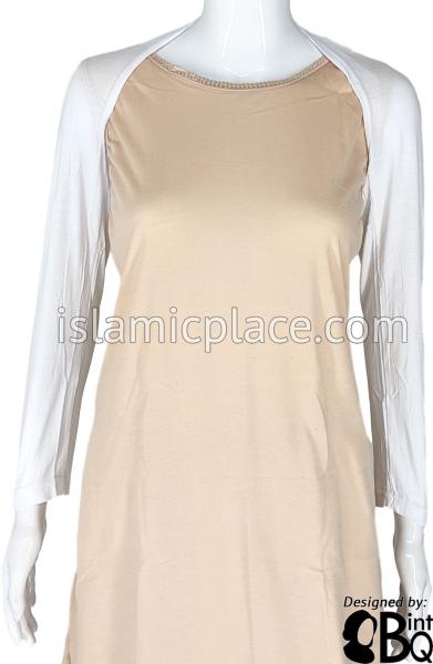 White - Connected Full Bolero Sleeve