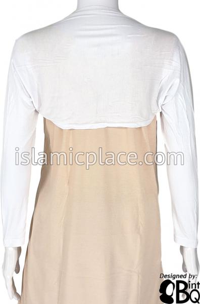 White - Connected Full Bolero Sleeve