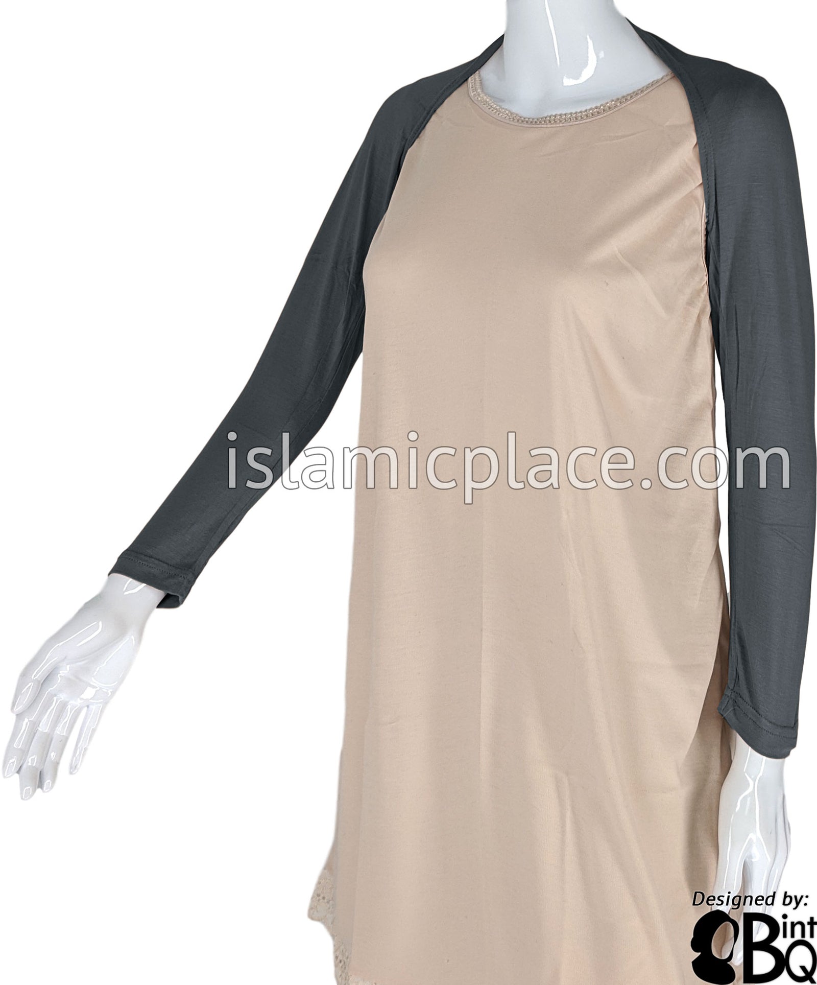 Graphite Gray - Connected Full Bolero Sleeve