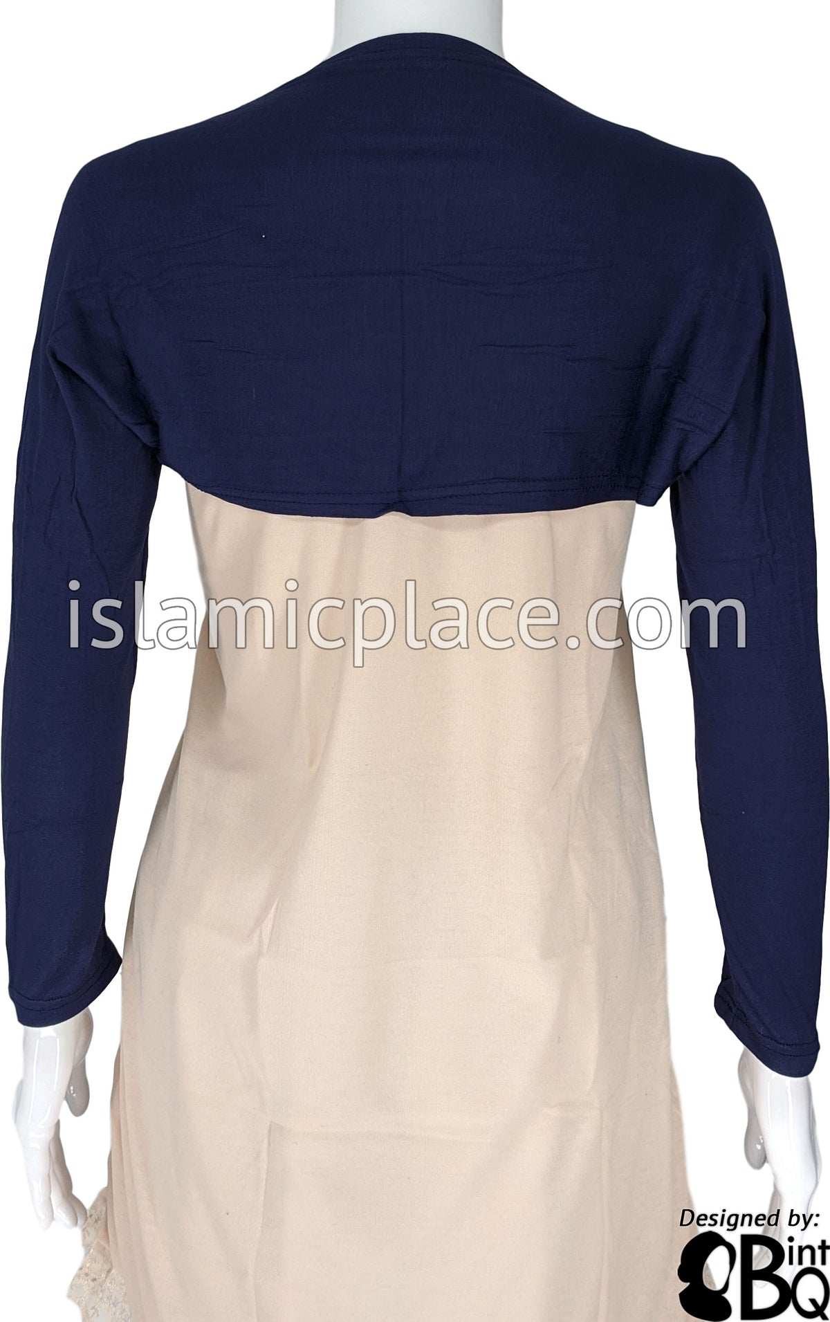 Navy Blue - Connected Full Bolero Sleeve