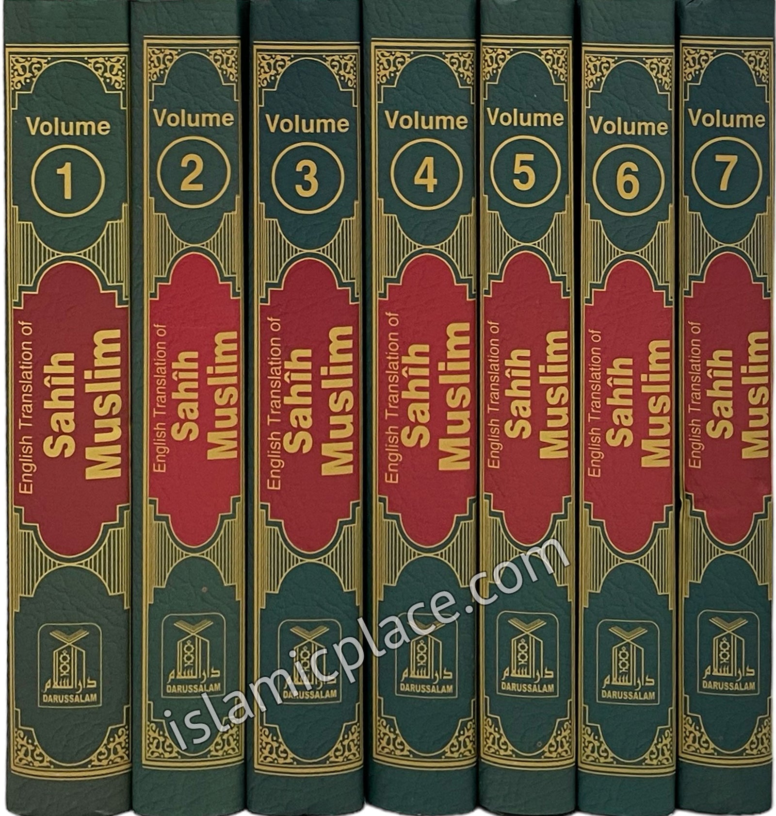 [7 vol set] Sahih Muslim (Arabic and English) - The Islamic Place