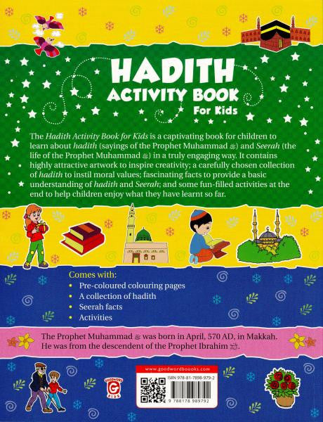 Hadith Activity Book For Kids - The Islamic Place