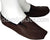 Chocolate Brown - Ankle Low-cut Khuff Leather socks