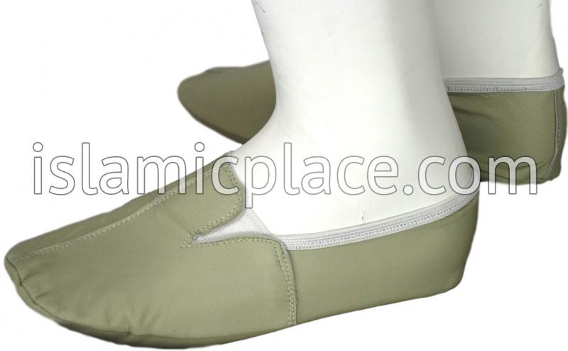 Sage - Ankle Low-cut Khuff Leather socks