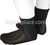 Chocolate Brown - Elastic Slip-on Khuff Leather socks