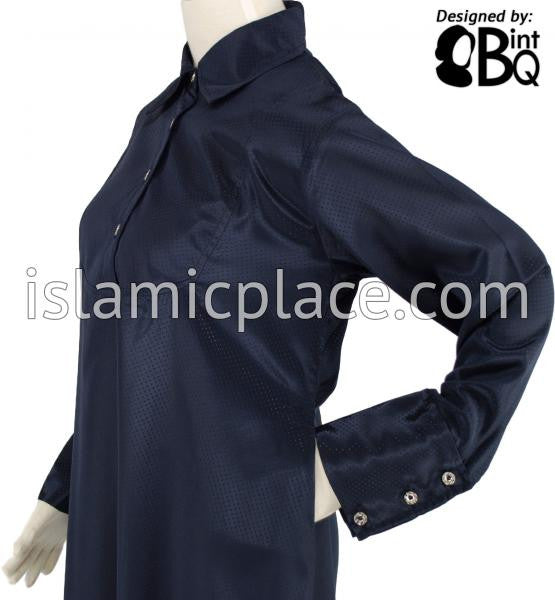 Navy Blue - Abida Abaya by BintQ - BQ117