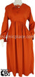 Burnt Orange - Yaminah Swing Abaya by BintQ - BQ42